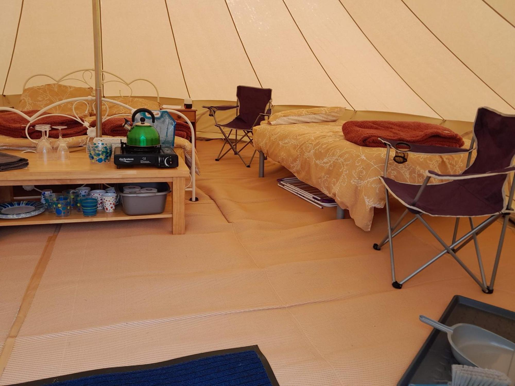 Cornish Skies Glamping Pool Exterior foto