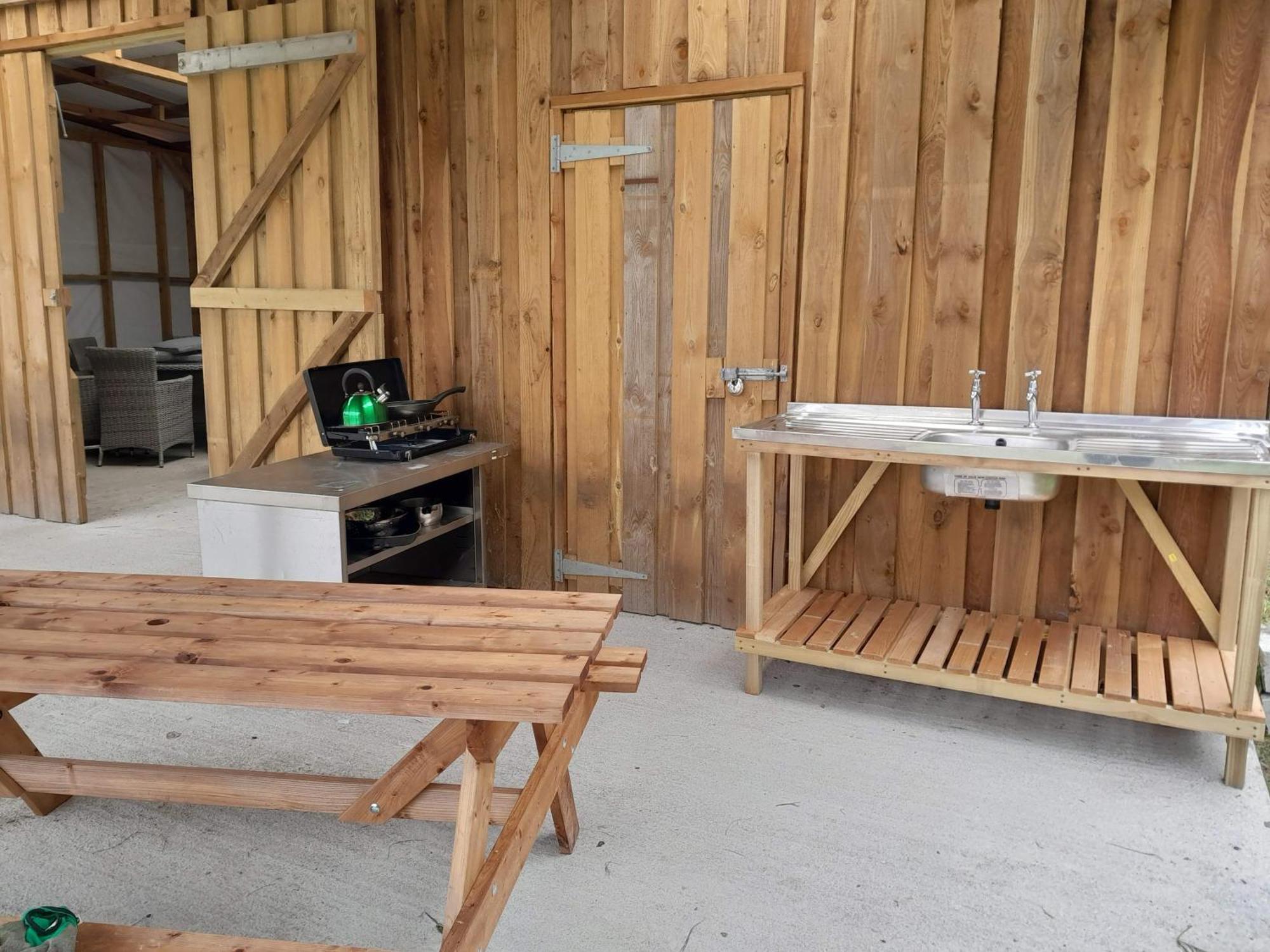 Cornish Skies Glamping Pool Exterior foto