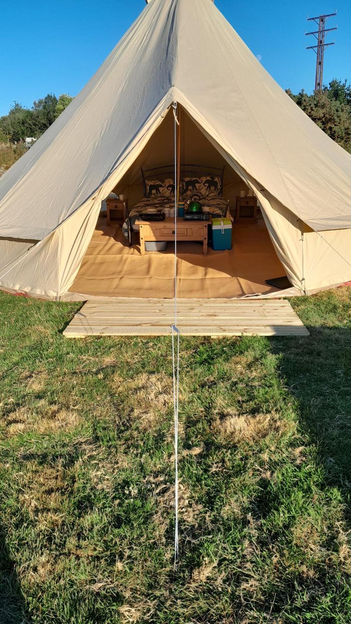 Cornish Skies Glamping Pool Exterior foto